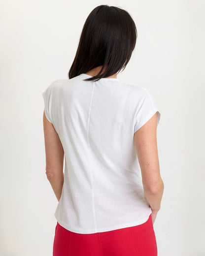 Arwen Slub Tee in White | Wearables