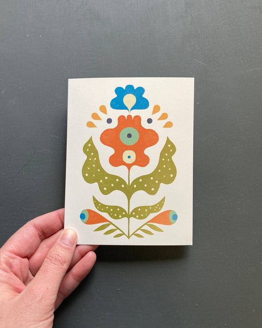 Floral II Blank Card