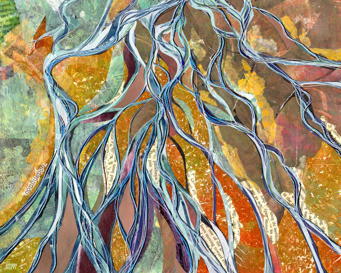 Confluence Greeting Card