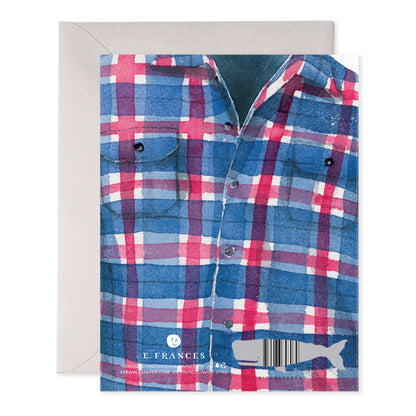 Plaid Dad Father's Day Card