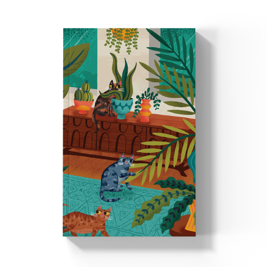 Cats Up To No Good Layflat Notebook