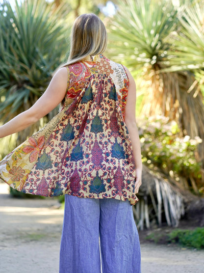 Alani Tunic Tank in Multi Print
