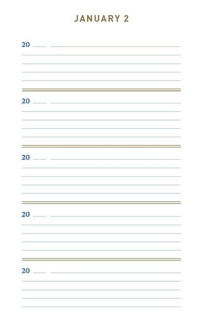 One Line A Day Journal