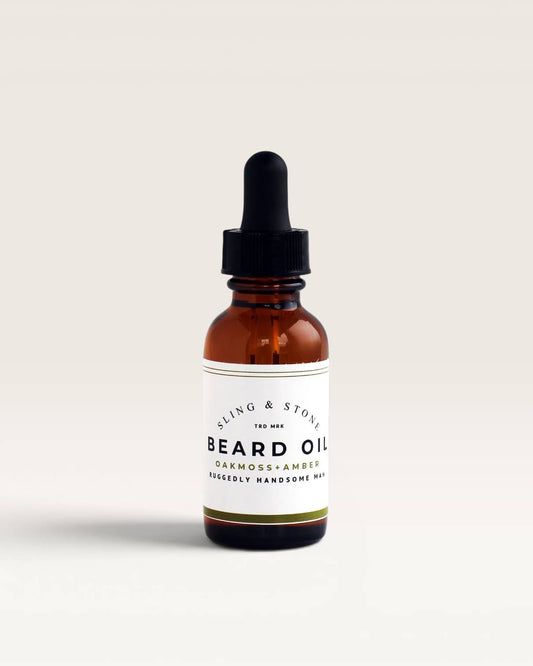 Oakmoss + Amber Beard Oil