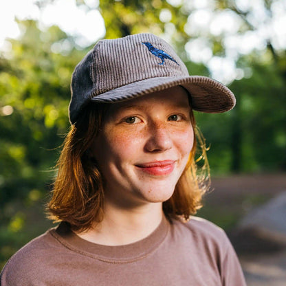 Common Raven Corduroy Hat in Mushroom