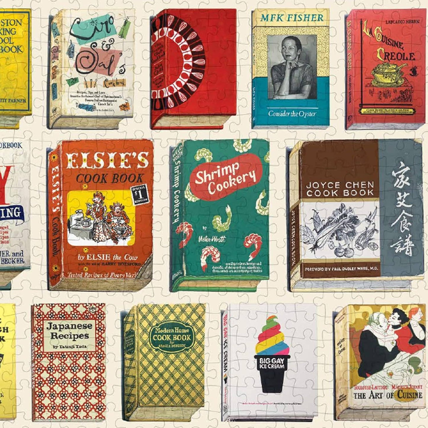Classic Cookbooks 1000 Piece Puzzle