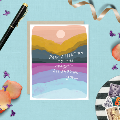 Pay Attention Encouragement Card