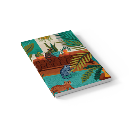 Cats Up To No Good Layflat Notebook