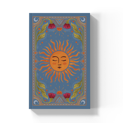 Sun Tarot  Soft Touch Layflat Notebook