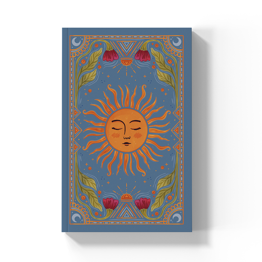 Sun Tarot  Soft Touch Layflat Notebook