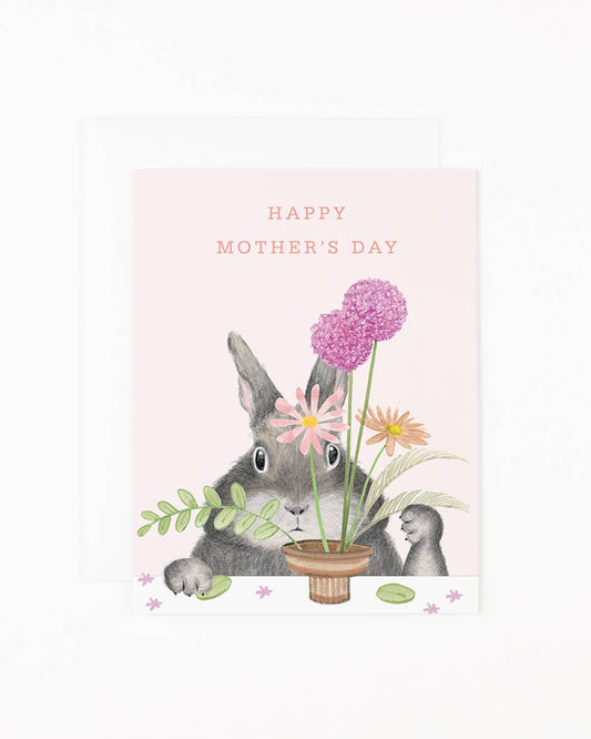 Happy Mother's Day Flower Arrangement Card