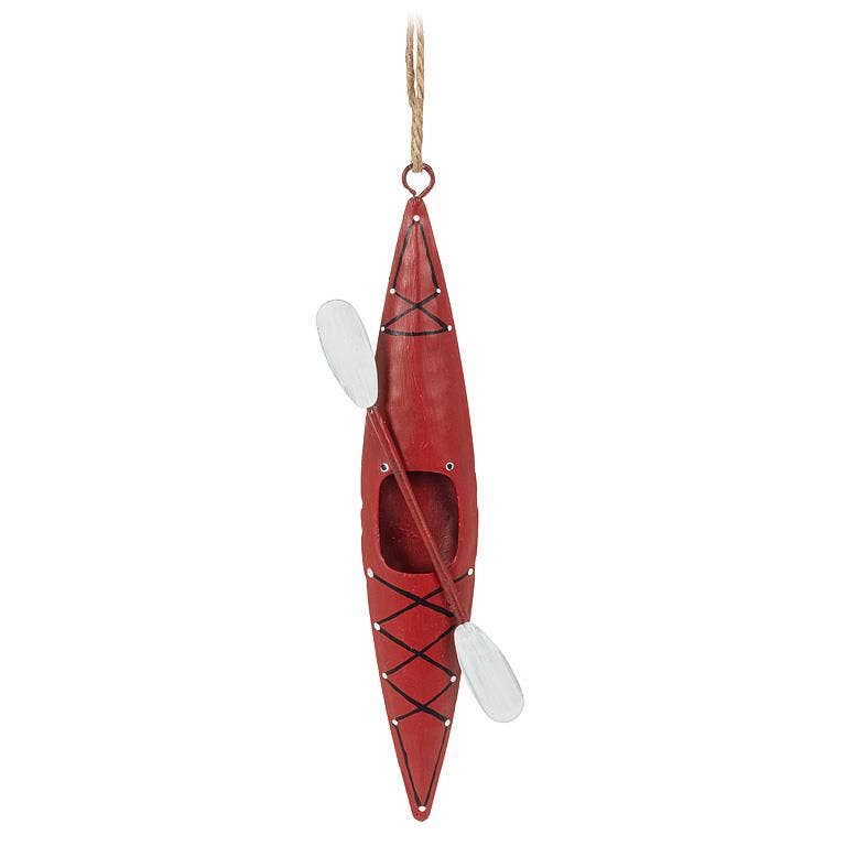 Red Kayak Ornament