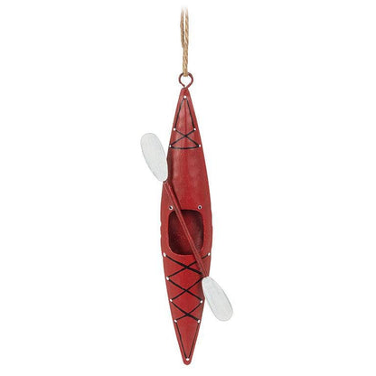 Red Kayak Ornament