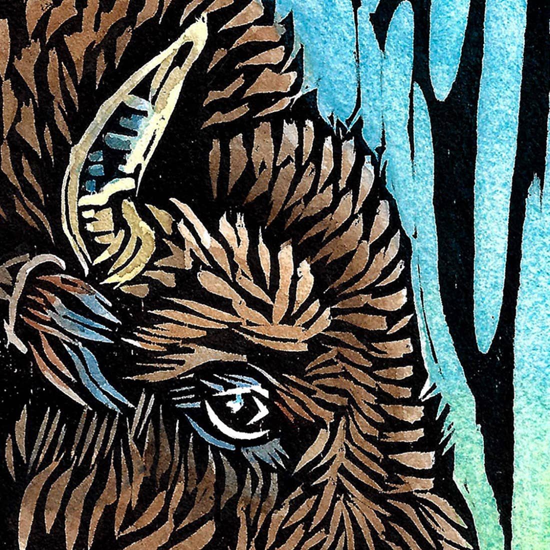 Buffalo Returning Home Card