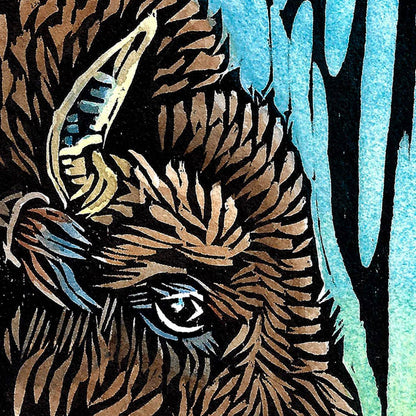 Buffalo Returning Home Card