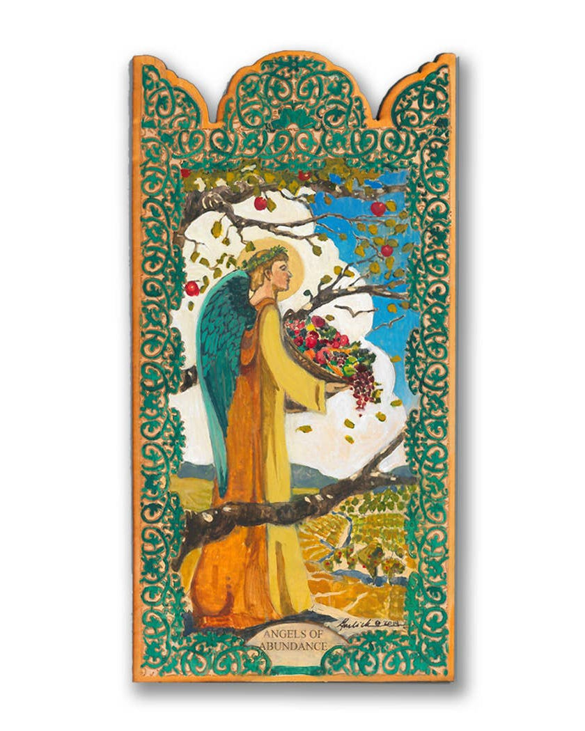 Angel of Abundance Pocket Plaque