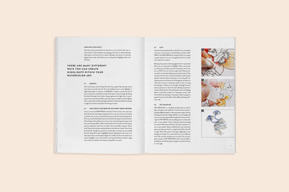 Flowers, Feathers, & Animals Watercolor Workbook