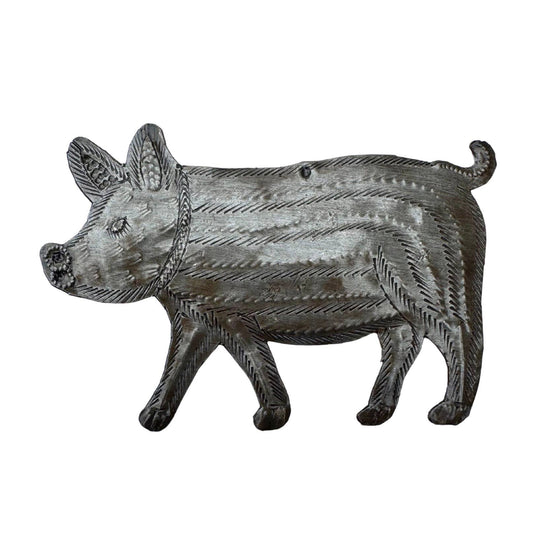 Metal Pig Ornament
