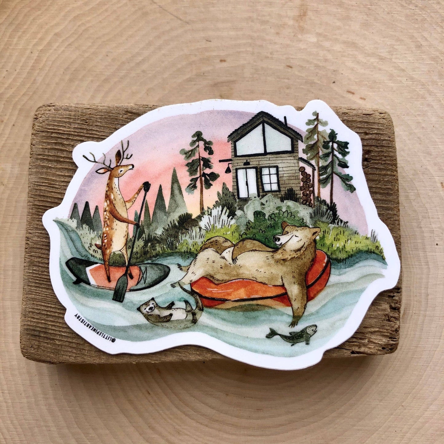 River Float Sticker