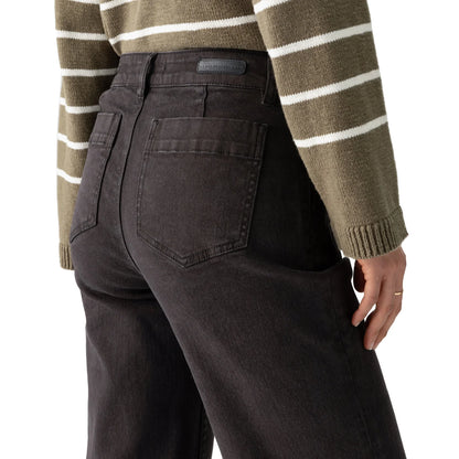 Marine Crop Jean in Obsidian | Sanctuary