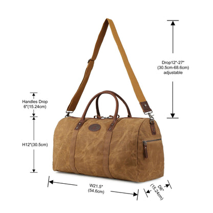 Hillside Duffel in Camel
