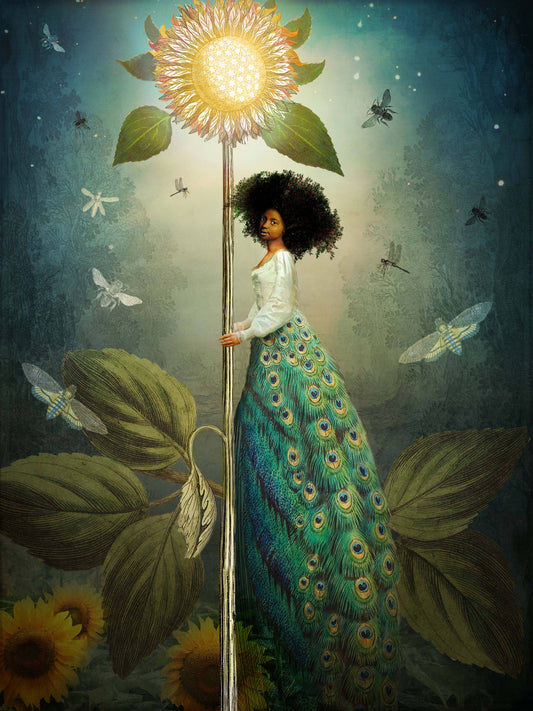 Queen of Wands Greeting Card
