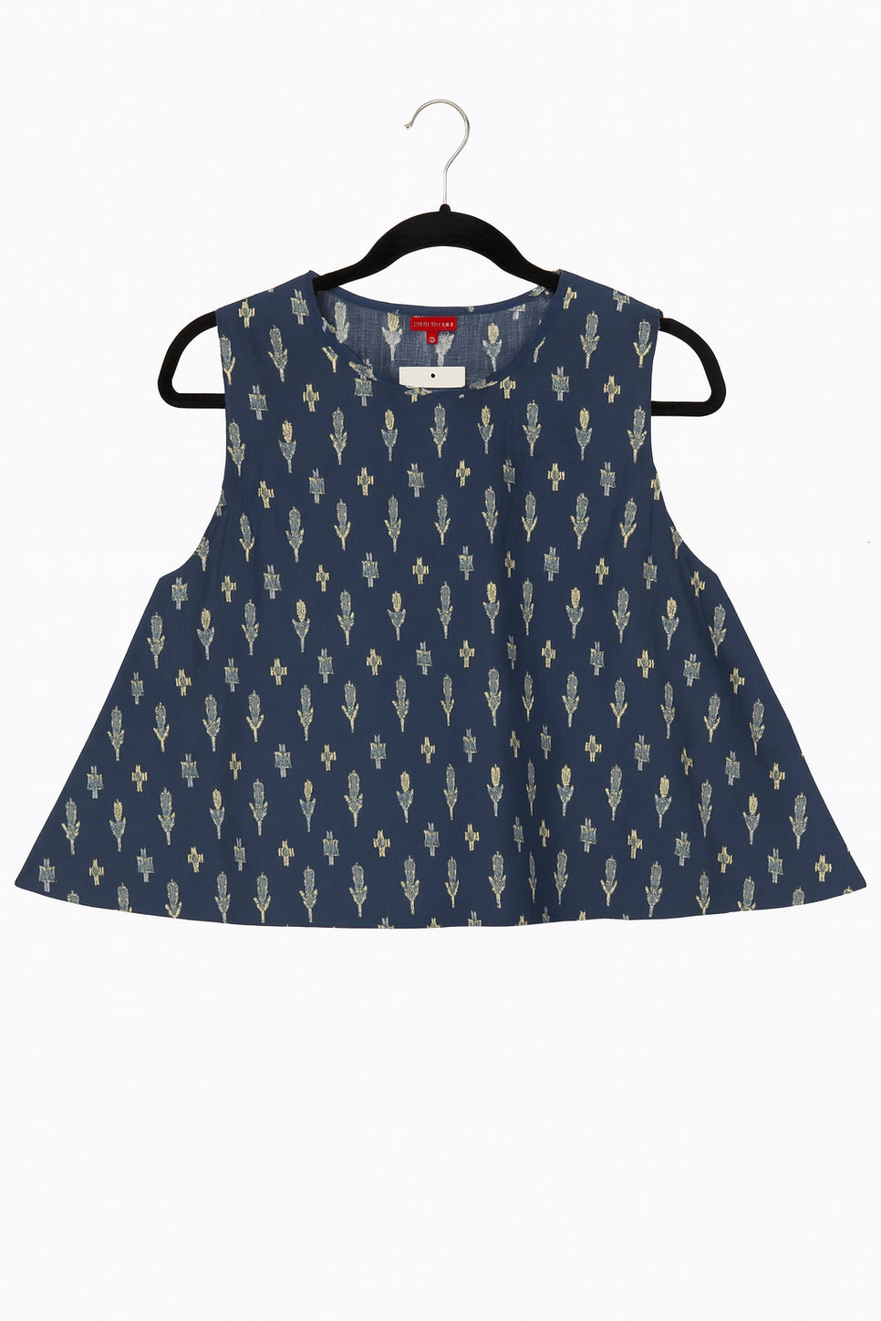 Suri A-Line Tank in Blue Flower Print | Yaza
