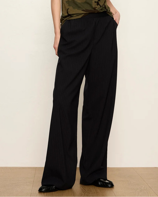 Uplift Comfy Trouser in Navy Pinstripe | Sanctuary