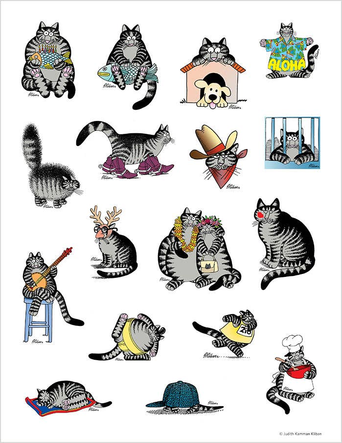 Cat Sticker Book