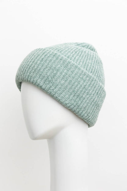 Recycled Winter Beanie in Sage