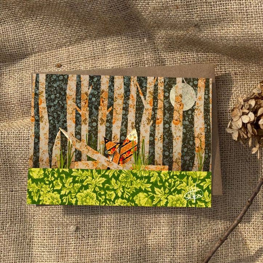 Fox Den Greeting Card