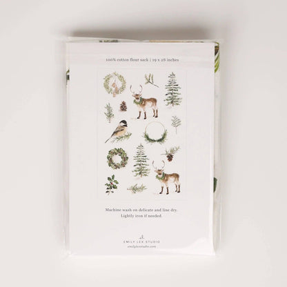 Evergreen Tea Towel