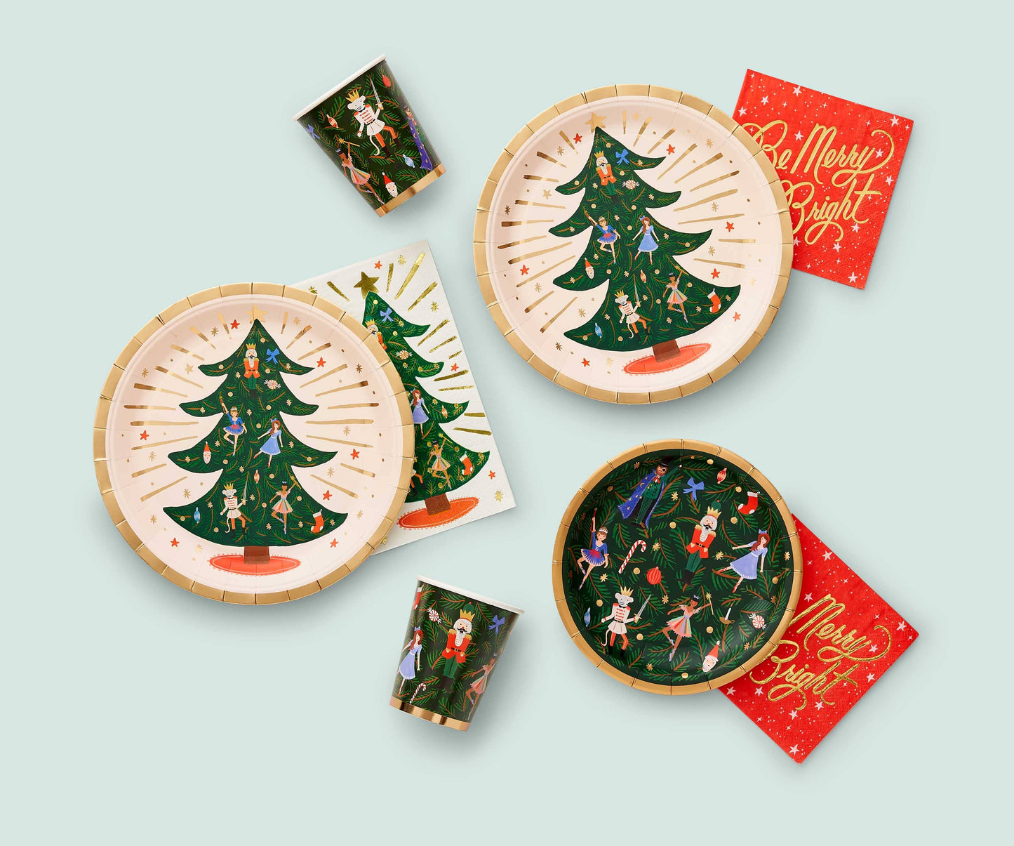 Nutcracker Small Paper Plates
