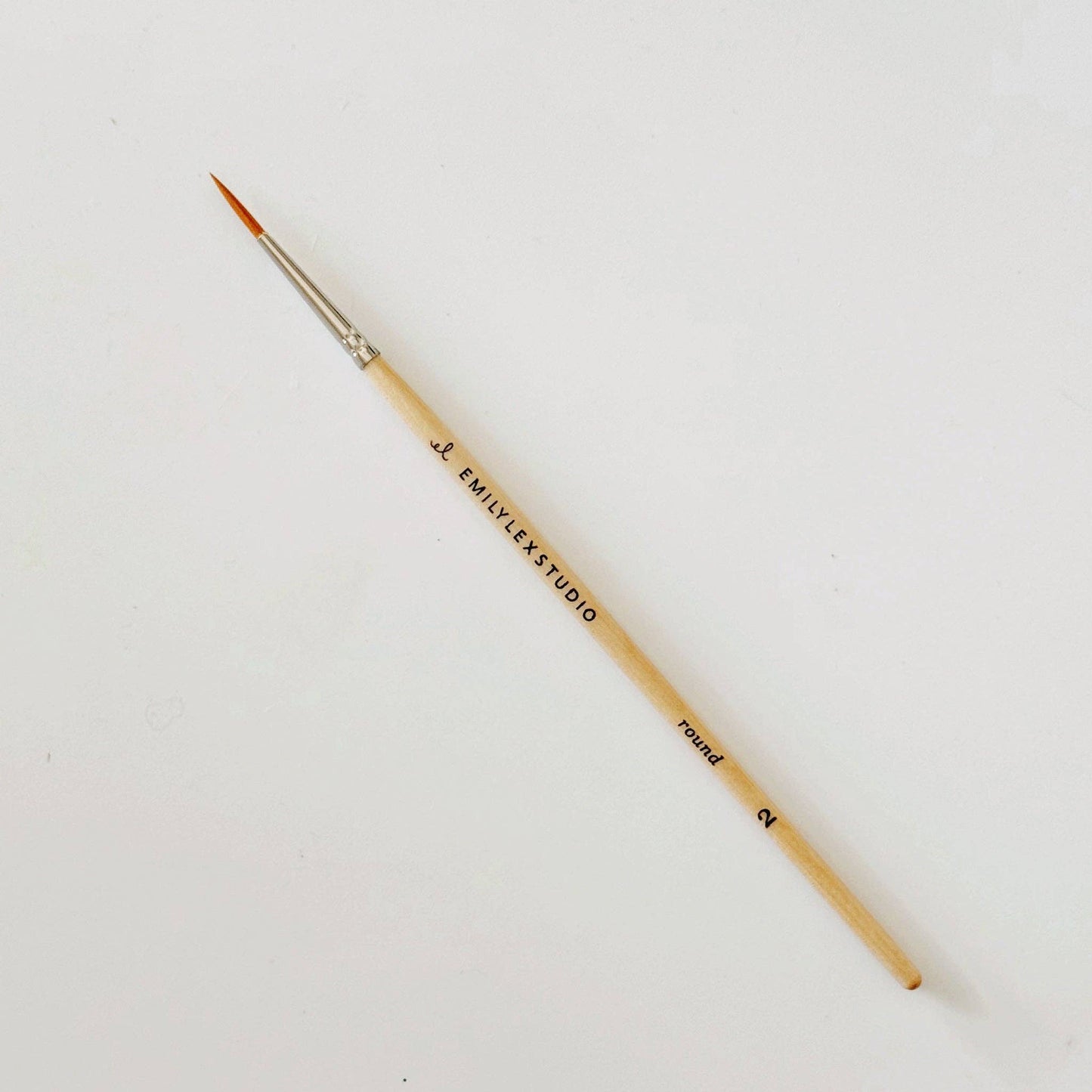 Set of Five Watercolor Paintbrushes