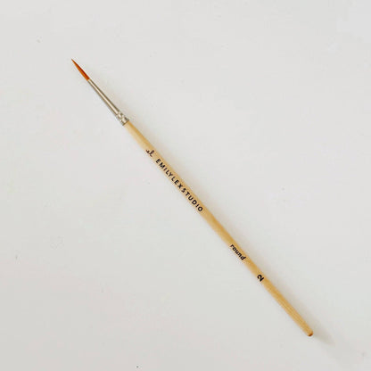 Set of Five Watercolor Paintbrushes