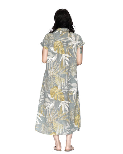 Aya Geo Dress in Sage