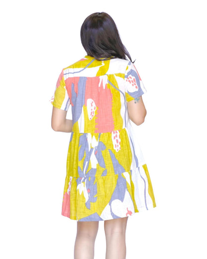 Vasa Dress in Multi Print