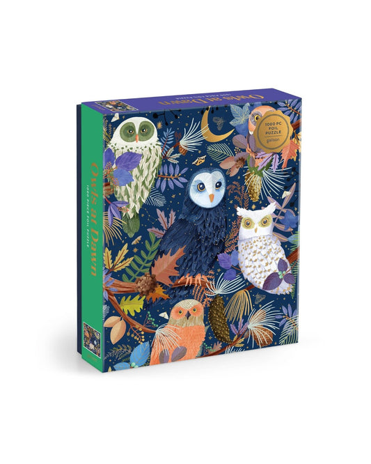 Owls at Dawn 1000 Piece Foil Puzzle