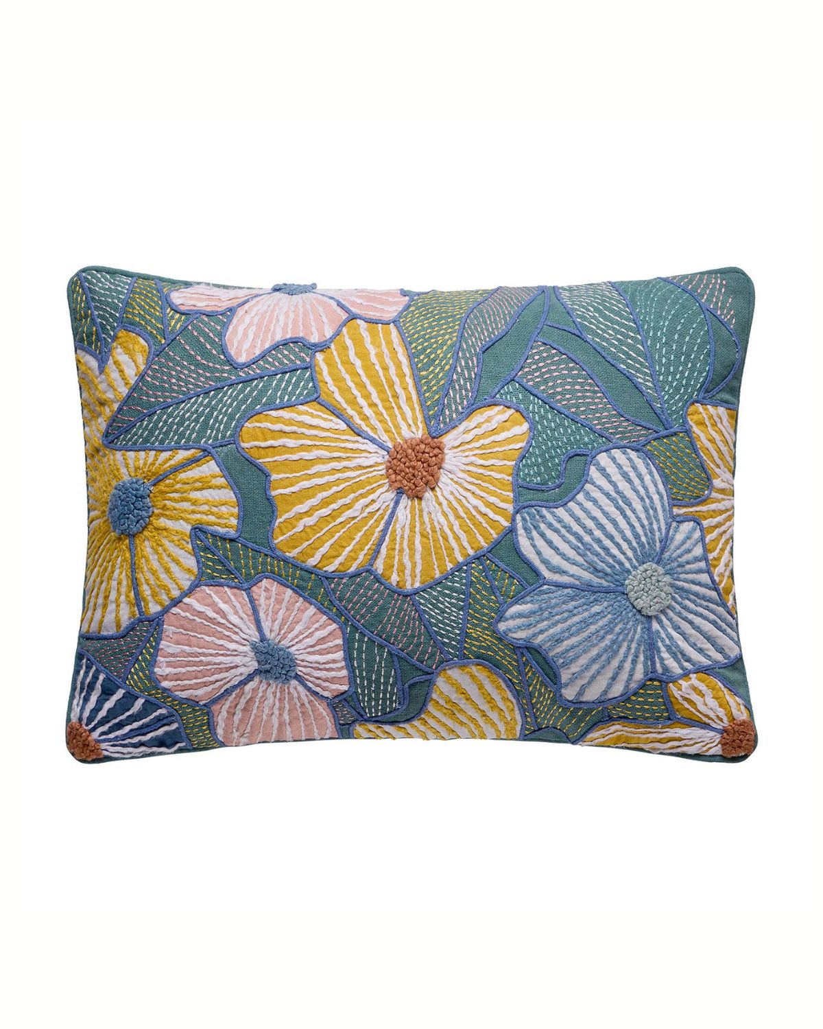 Bright Flowers Pillow