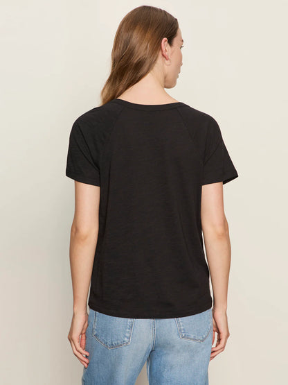 Notch Neck Tee in Black | Sanctuary