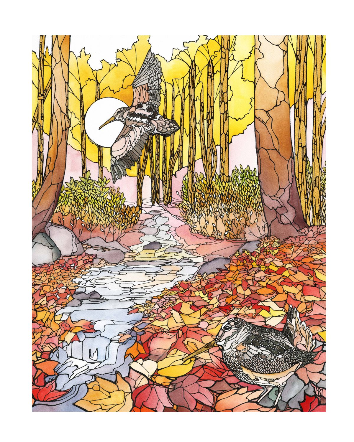 Woodcock Card