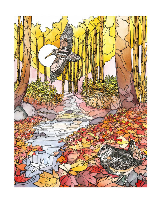 Woodcock Card
