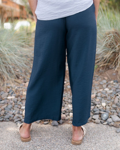 Parachute Wide Leg Crop in Naval | Cut•Loose
