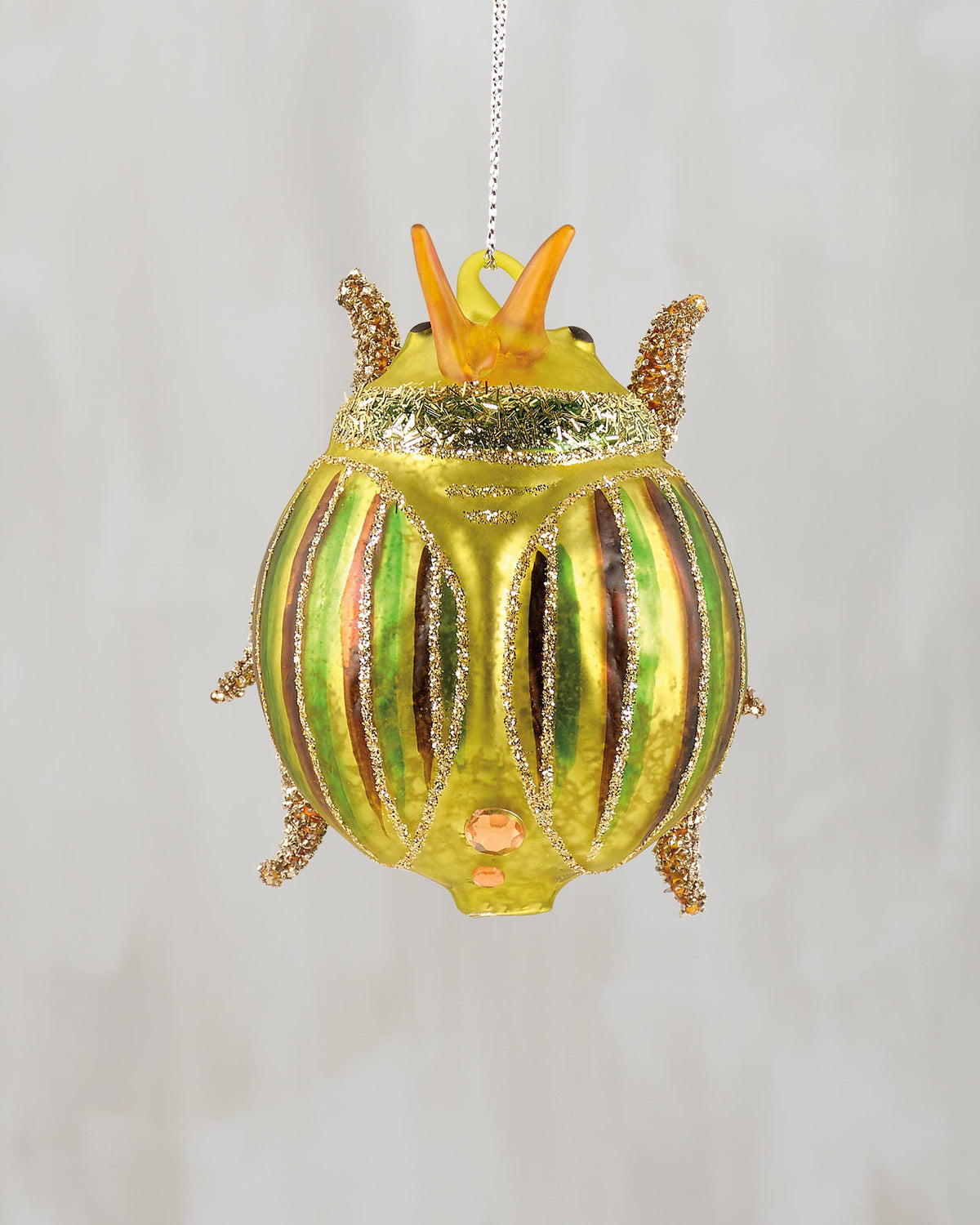Glass Beetle Ornament