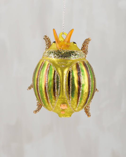 Glass Beetle Ornament