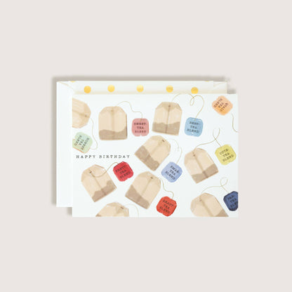Happy Birthday Tea Card