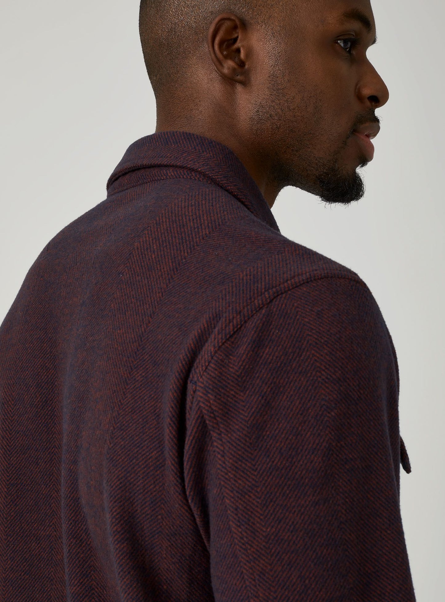 Generation Knit Shirt in Burgundy