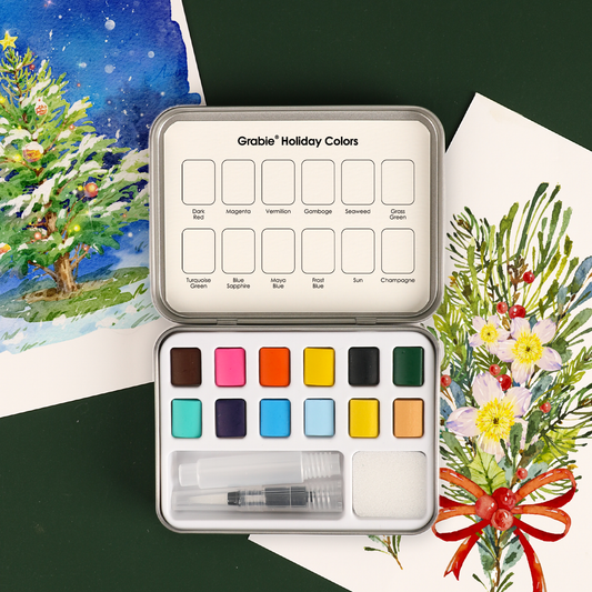 Holiday Pocket Watercolor Set