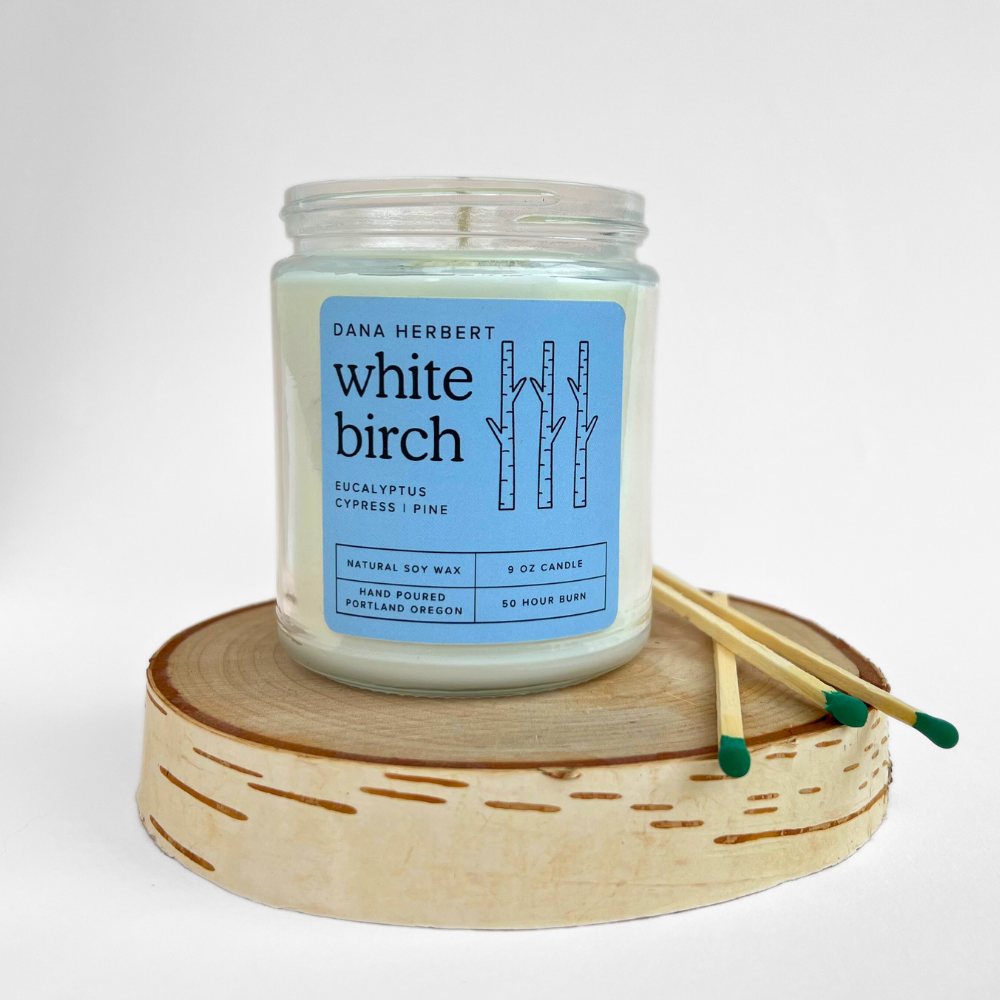 White Birch Jar Candle
