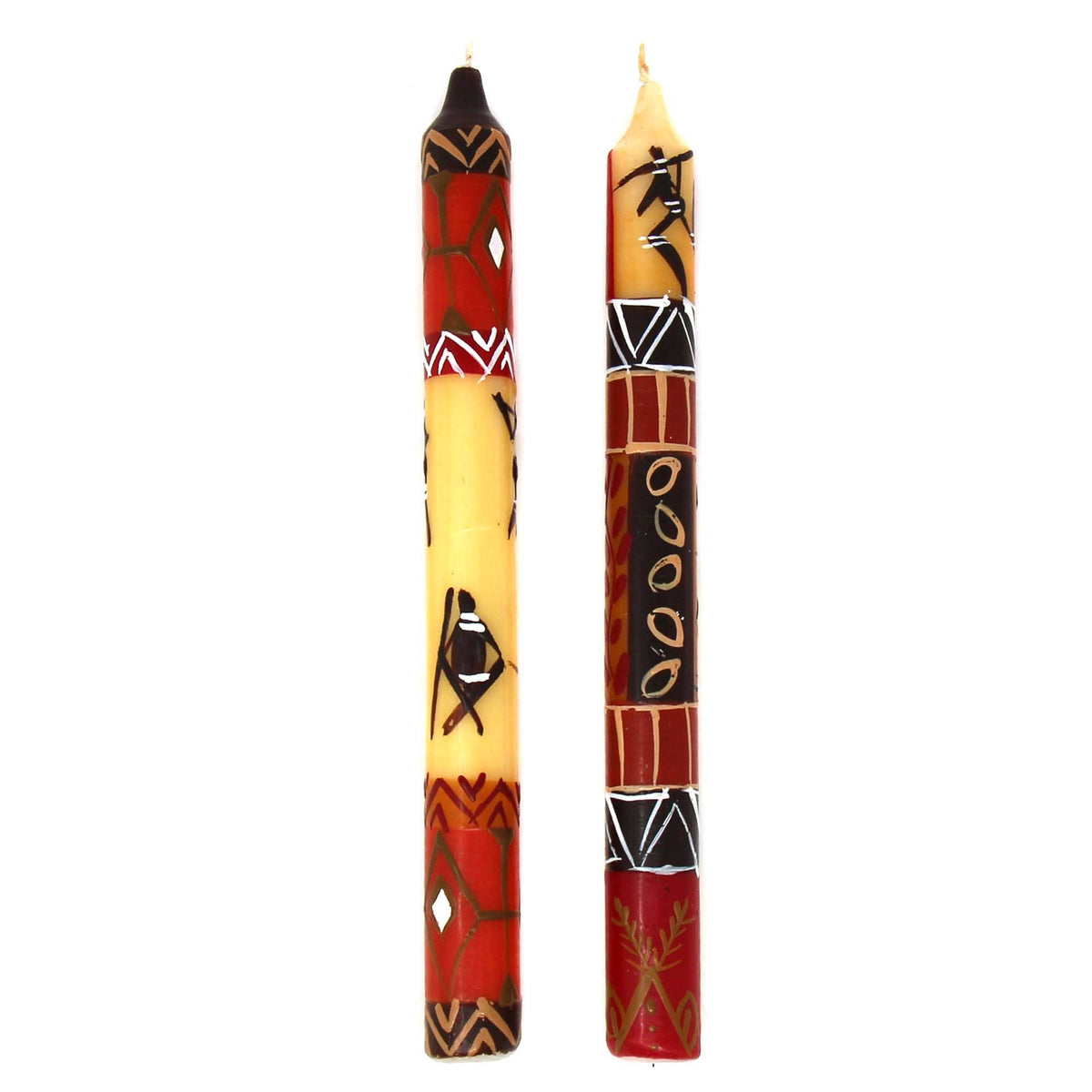 Damisi Hand-Painted Dinner Taper Candles